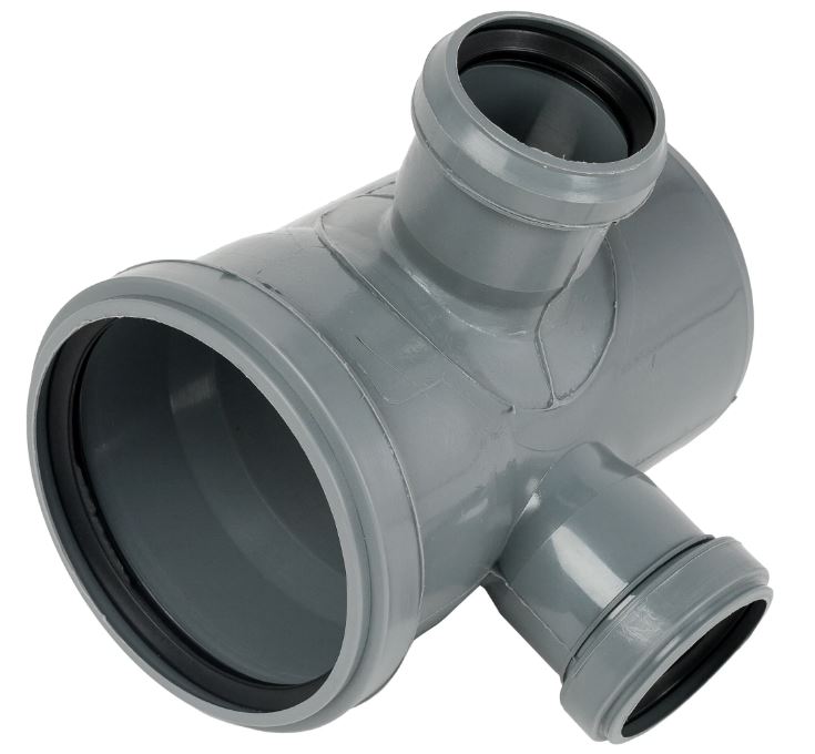 Крестовина канализационная внутренняя двухплоскостная 110x50x50 мм/90° Политэк